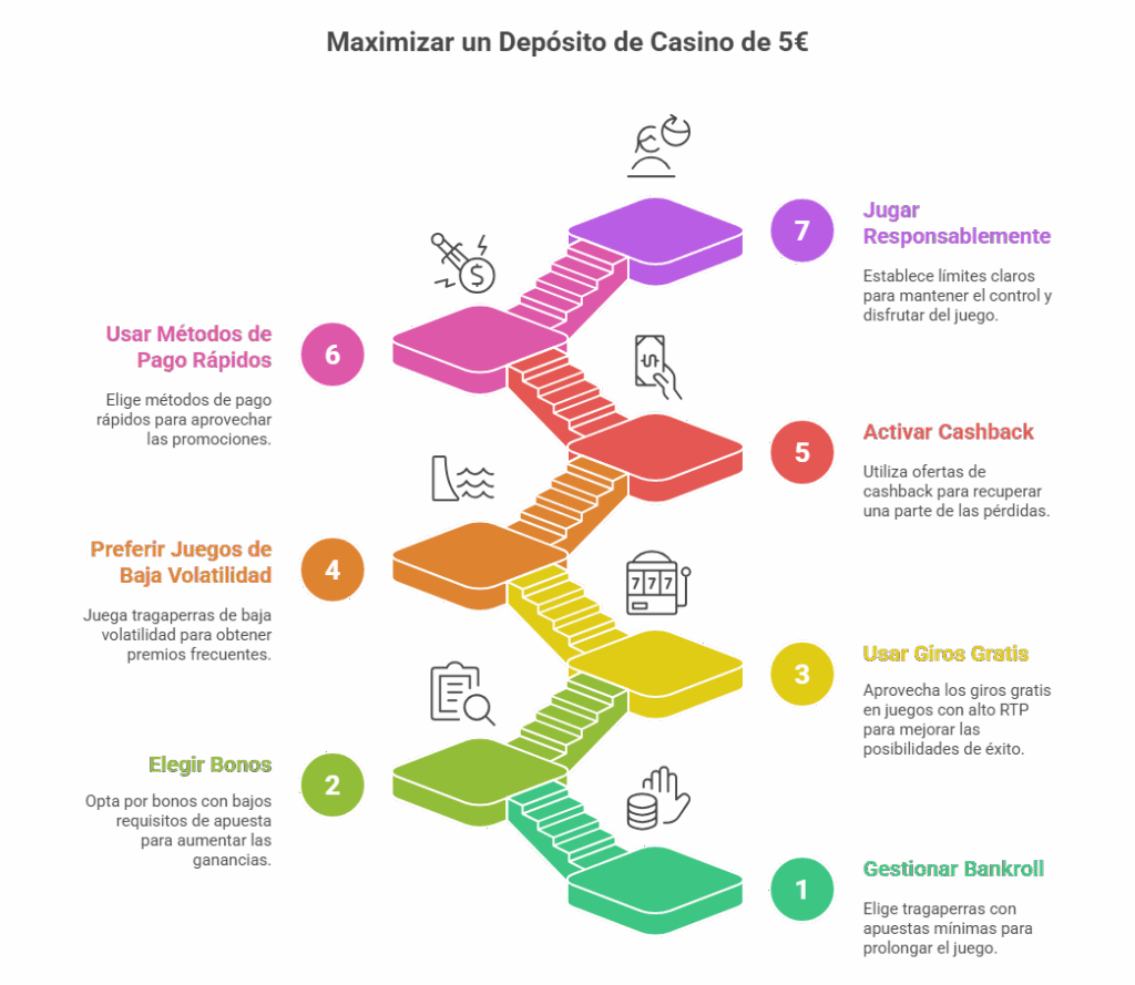 Maximizar un Depósito de Casino de 5€